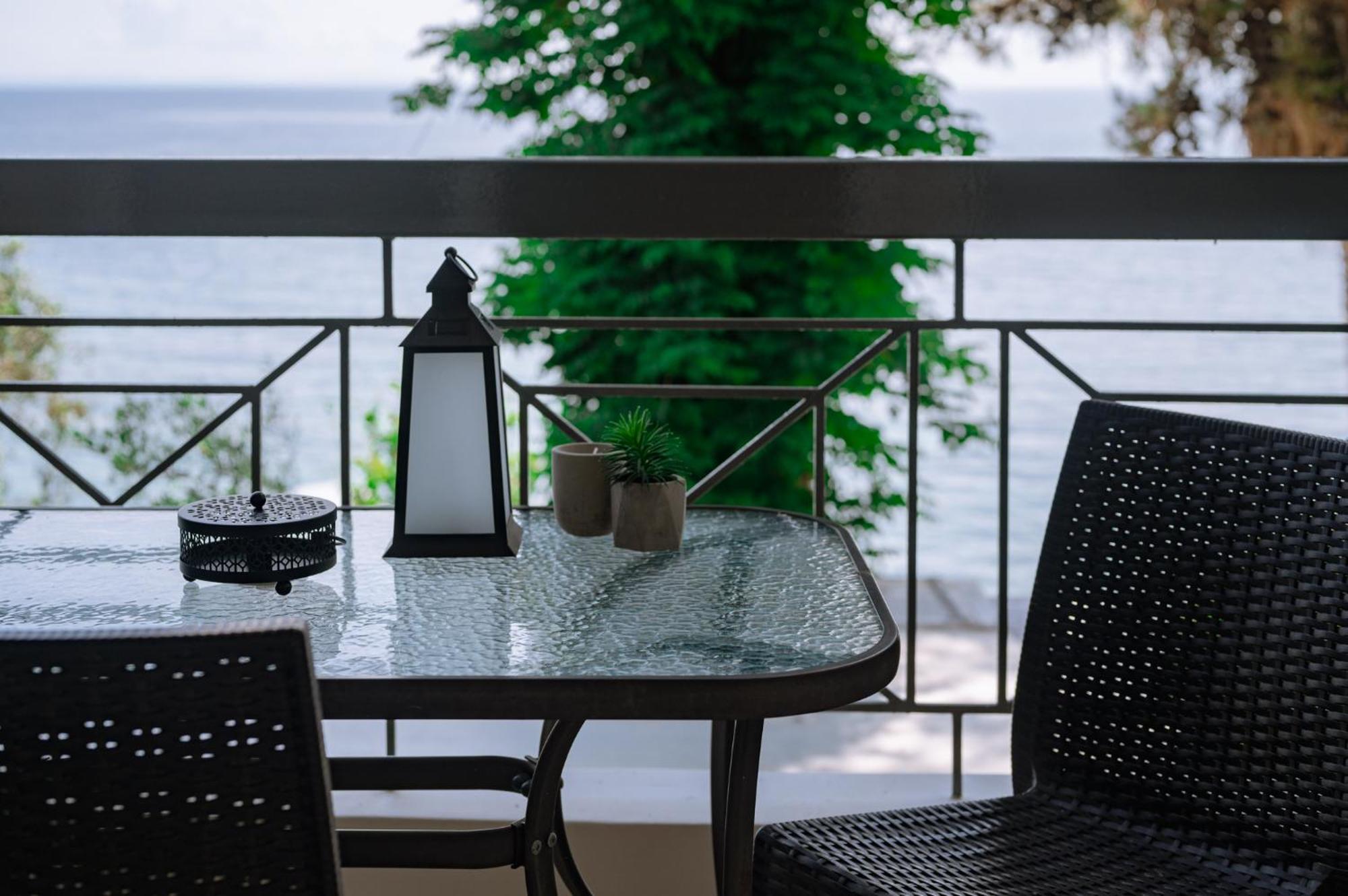 Ktima Papaoikonomou Apartamento Potos Quarto foto